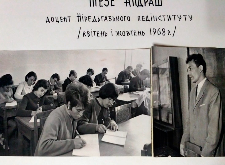 Mező András, a Nyíregyházi Tanárképző Főiskola docense (1968 októbere)